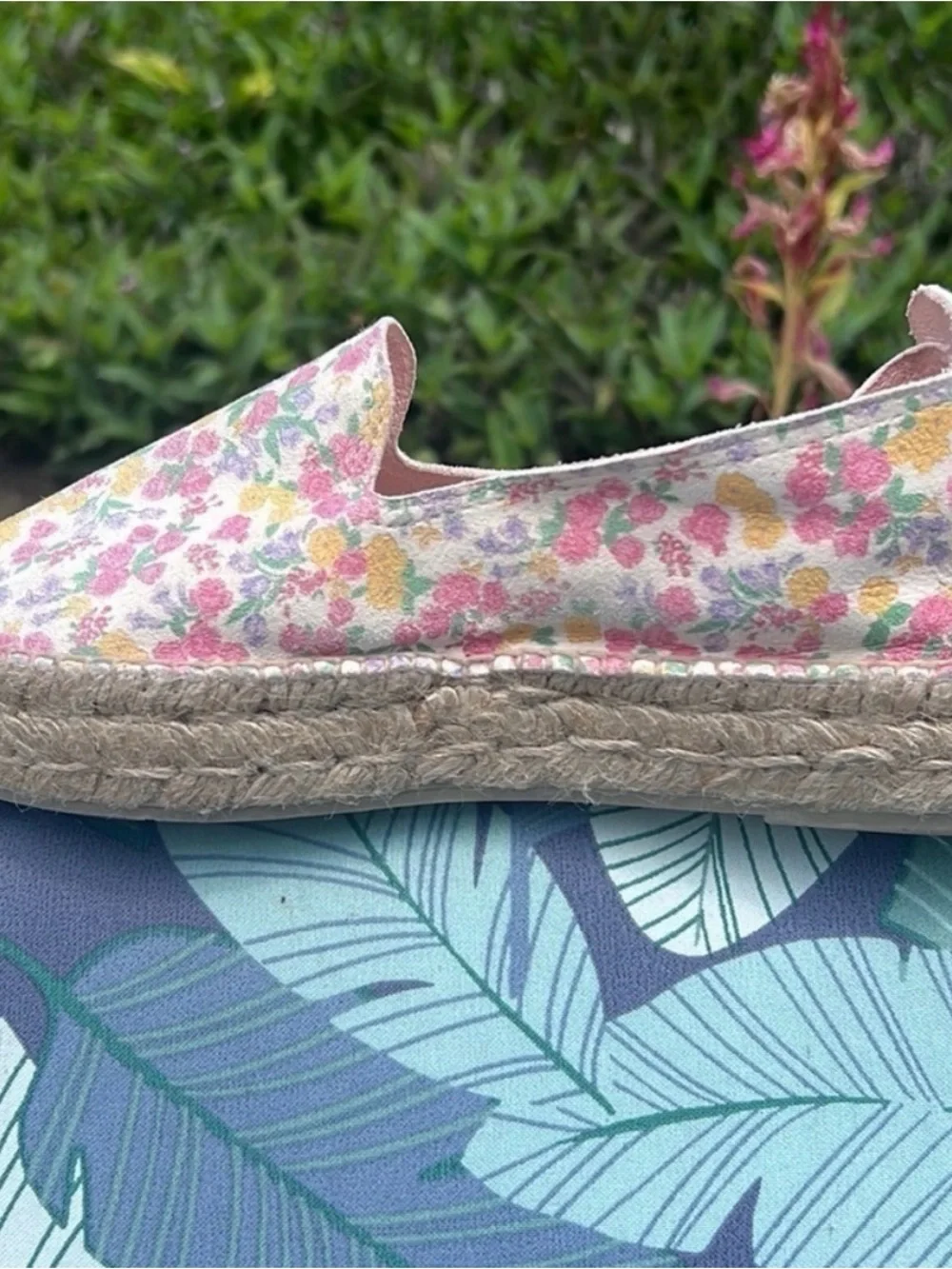 LoveShackFancy x Manebi Fruity Punch Floral  Espadrilles Cottagecore Dream